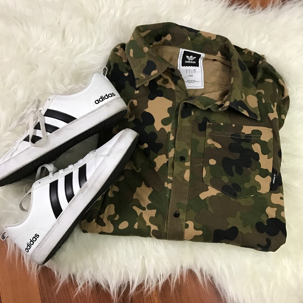 ⚡️SALE⚡️ Men's Adidas Originals Flex Camo Shirt